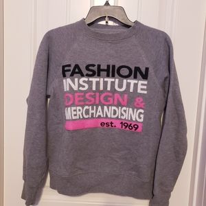 Jansport Pink and Grey FIDM Creckneck